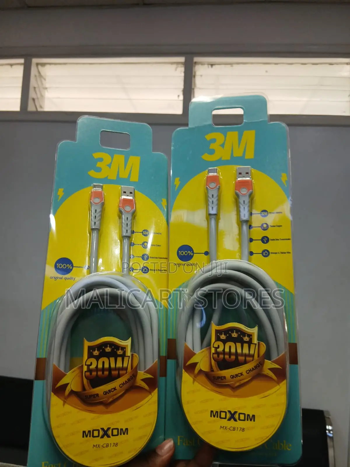 Moxom 3m USB a to USB C Fast Charging Data Cable