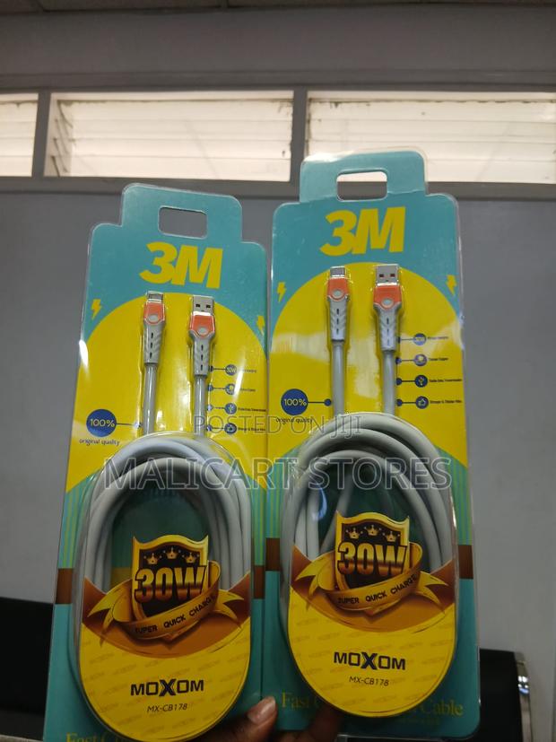 Moxom 3m Fast Charging Data Cable - main view