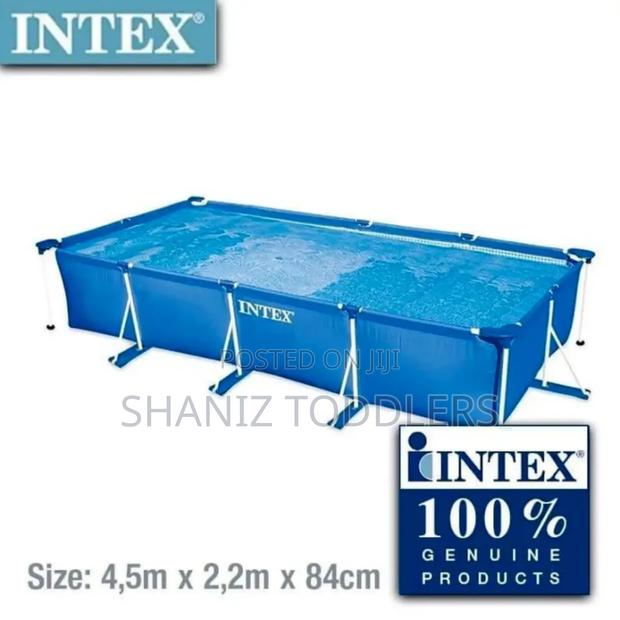Intex Heavy Duty Frame Rectangular Swimming Pool - thumbnail 2