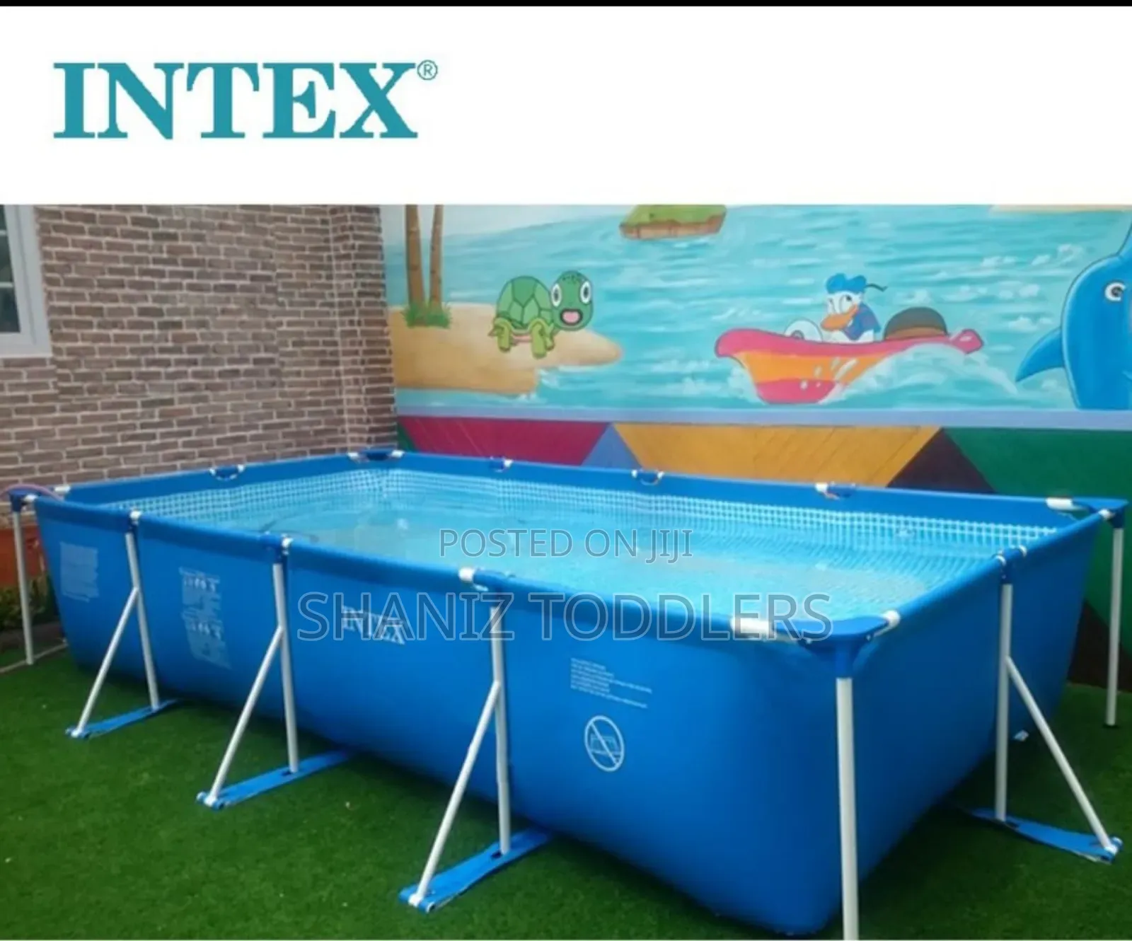 Intex Deep Blue Family Pool (4.5m by 2.2m by 84cm)