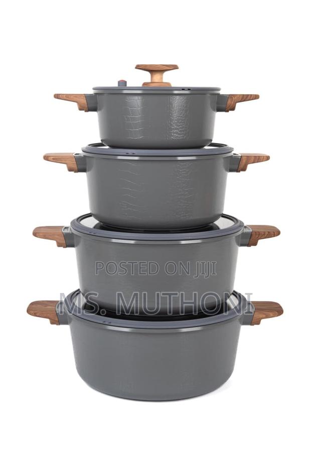 10pcs Die Cast Marble Ceramic Aluminium Pots. - thumbnail 5