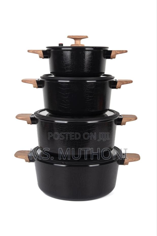 10pcs Die Cast Marble Ceramic Aluminium Pots. - thumbnail 7