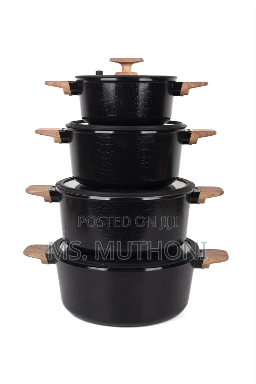 10pcs Die Cast Marble Ceramic Aluminium Pots.