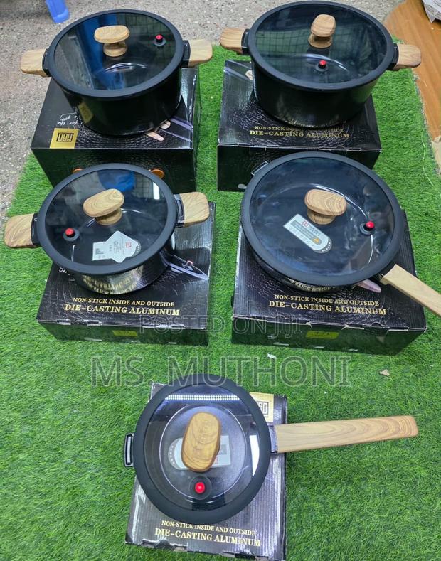 10pcs Die Cast Marble Ceramic Aluminium Pots. - thumbnail 6