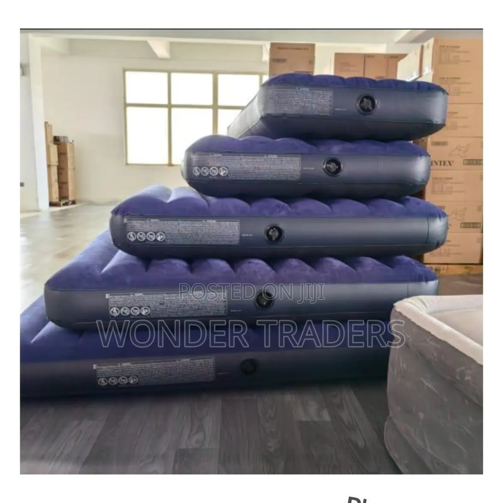 Intex Inflatable Mattress With Free Electric Pump 
*2.5*6