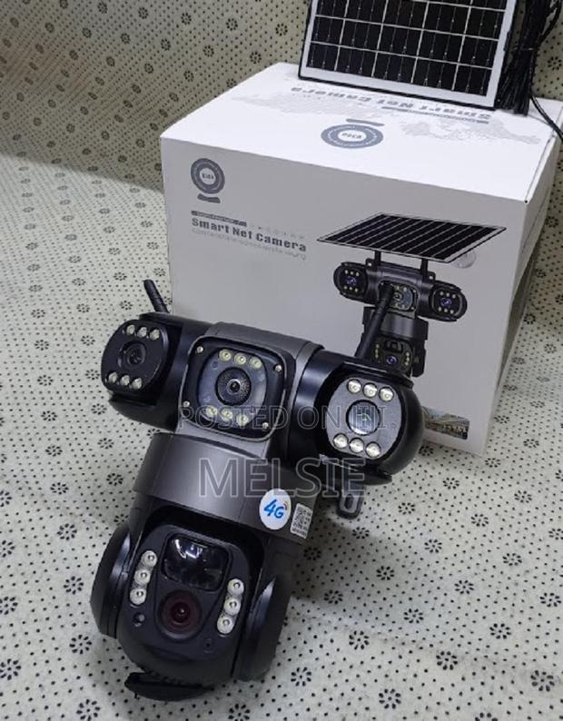 4g Triple Lens Dual Lens Solar Cam– Advanced Outdoor Security Solution - main view