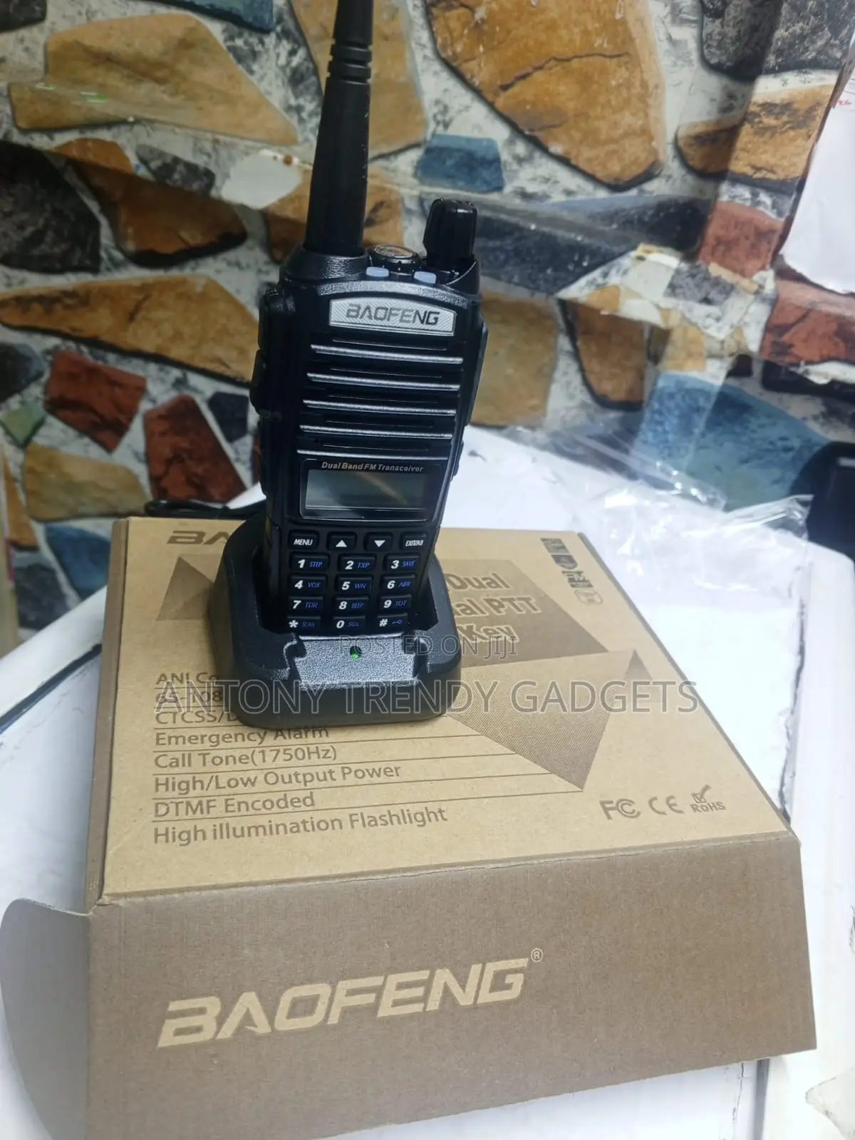 Professional Baofeng Uv-82 Portable Walkie Talkie 5w–8w