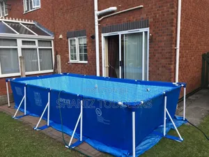 Intex Summer Rectangular Metallic Frame Swimming Pool
