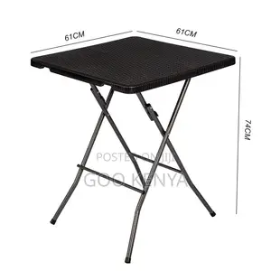 Home Table; Adjustable Height Outdoor Portable Folding Table .