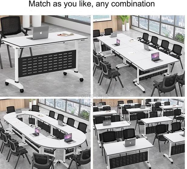 Office Table: Foldable MDF Meeting Table - thumbnail 7
