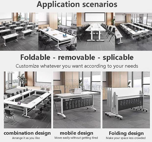 Office Table: Foldable MDF Meeting Table - thumbnail 13