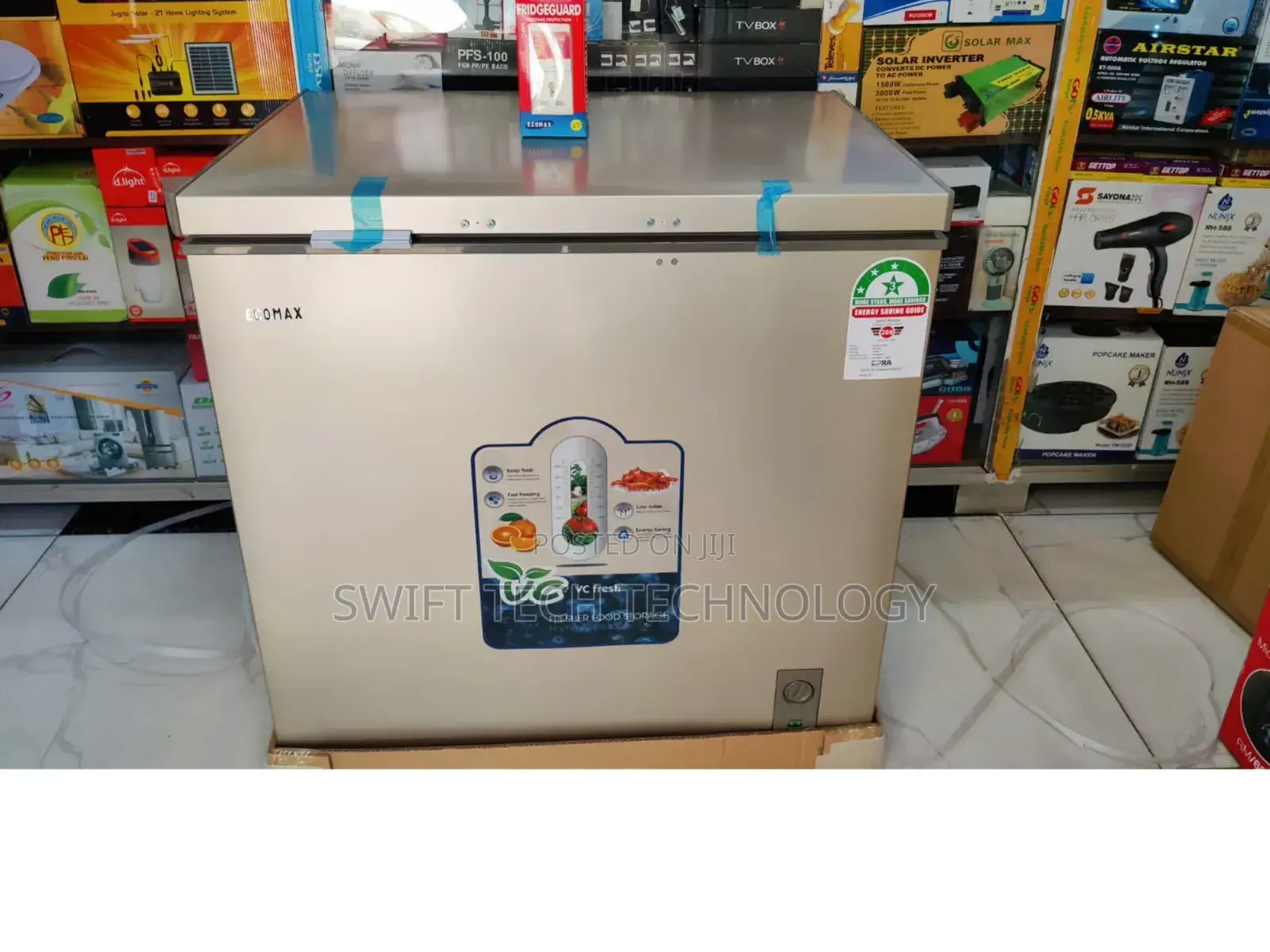 Ecomax Freezer 169 Liters Chest Freezer