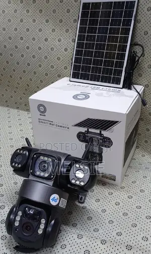 V380 4g PTZ Solar Camera With High Penetration Lens