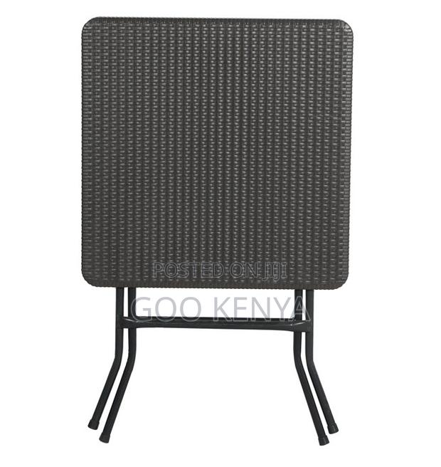 Home Table; Durable Folding Outdoor Table for Garden and Gatherings - thumbnail 4