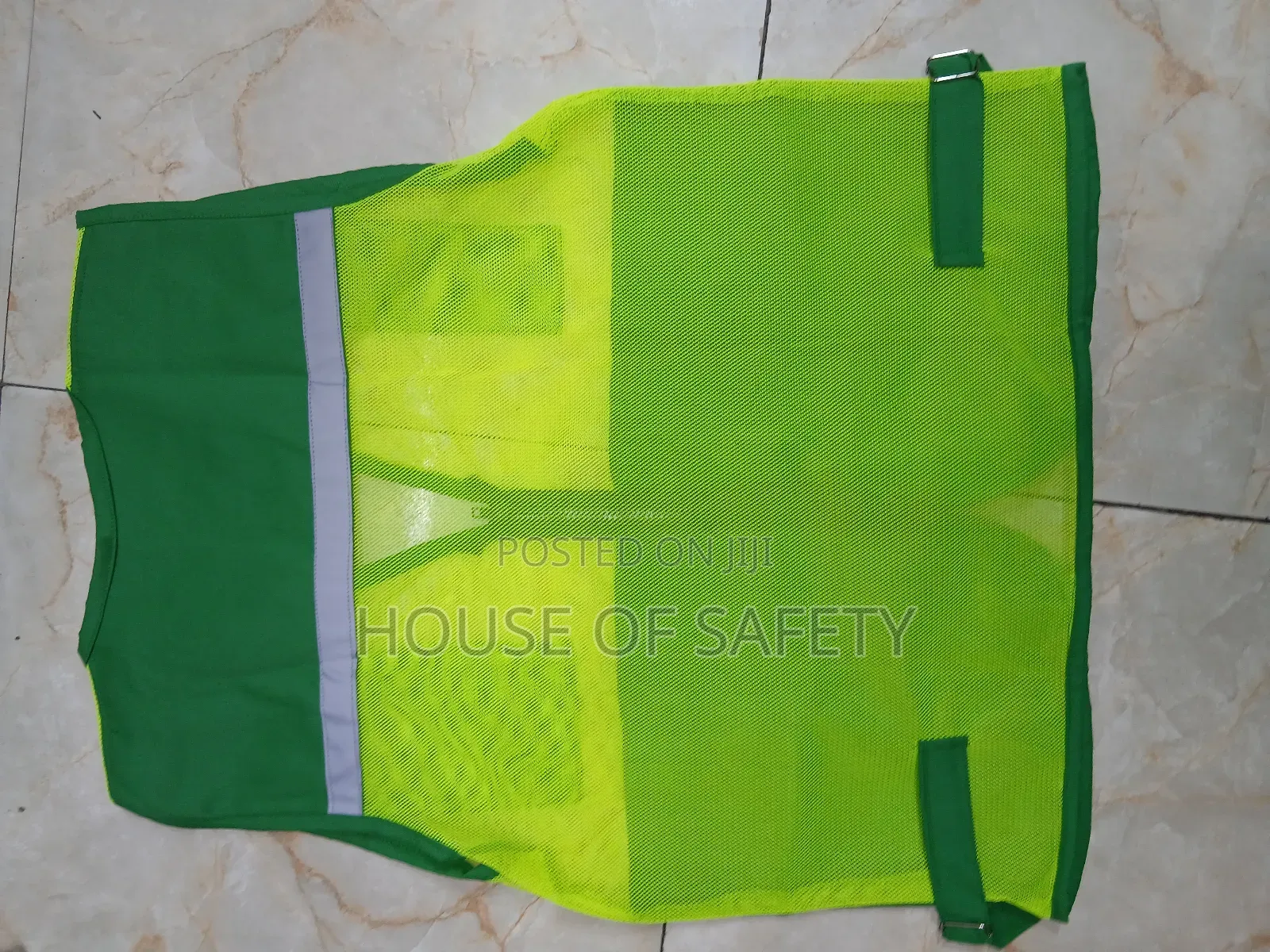 Green With Mesh Half Jackets