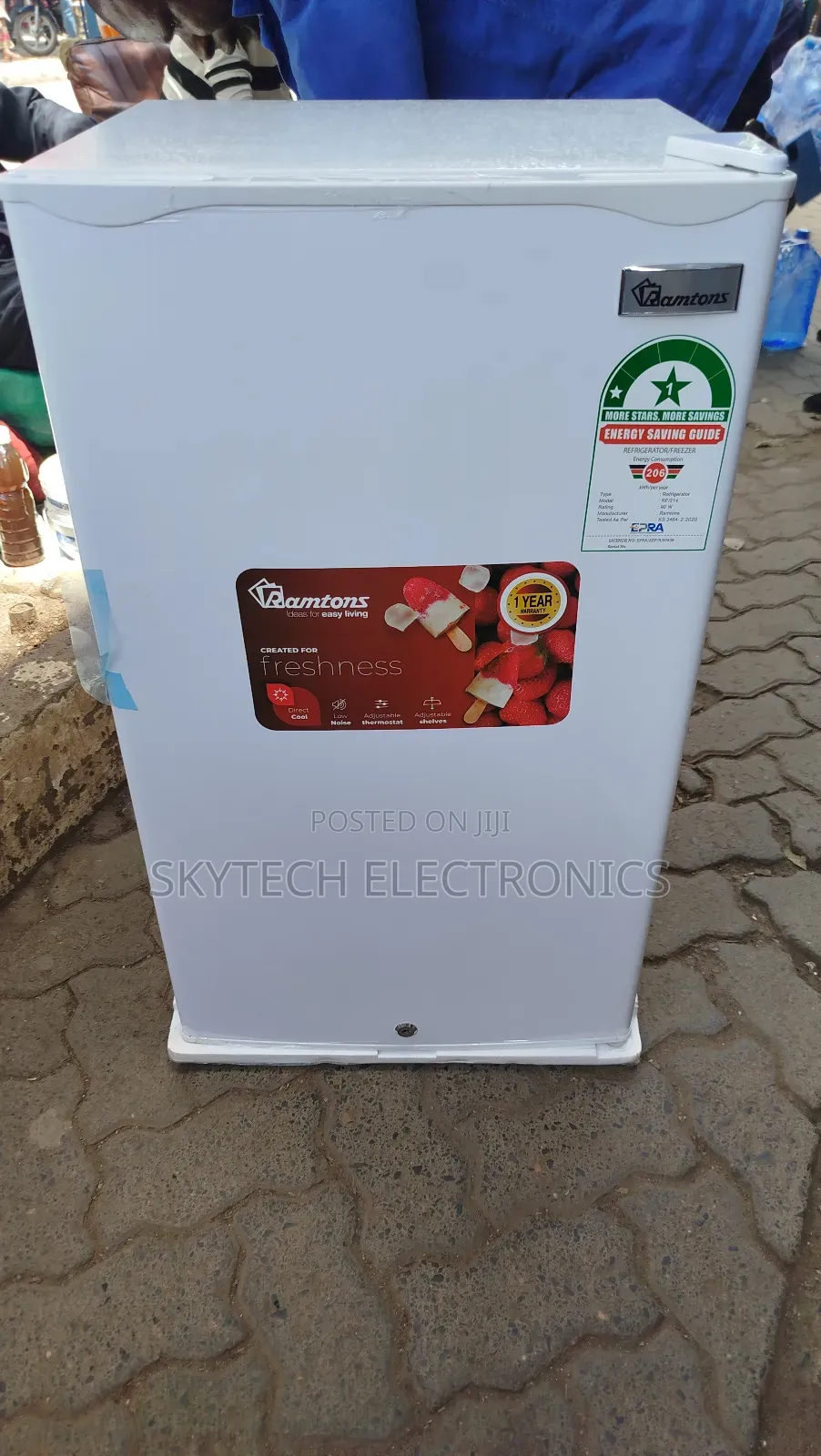 Ramtons Single Door Fridge 90litres Rf214