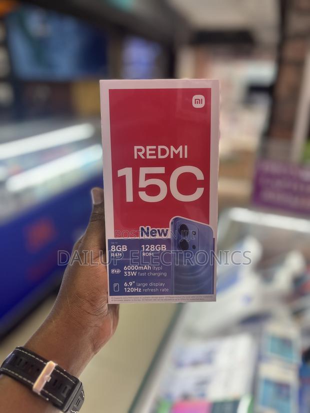 New Xiaomi Redmi 15C 4G 128 GB Black