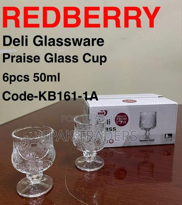 Redberry Premium Range of Crystal Clear Glass Kb 161-1a 50ml