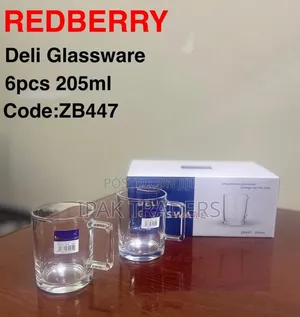 Redberry Premium Range of Crystal Clear Mugs Zb 447