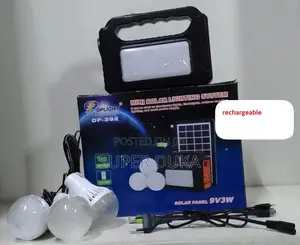 Dplight Dp-392 Mini Solar Lighting System With 3 Bulb