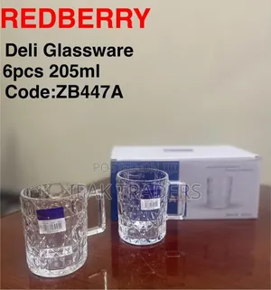 Redberry Premium Range of Crystal Clear Mugs Zb 447 A