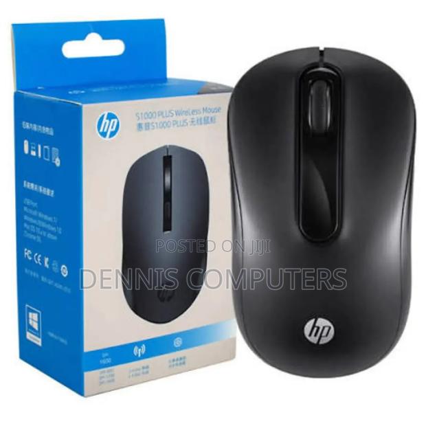 Hp Wireless Silent Mouse S1000 Black -3cy46pa