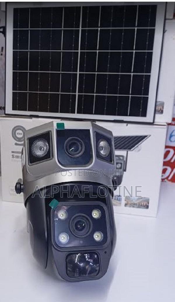 4g Simcard Dual Lens Solar Camera, CCTV Antitheft Surveillance