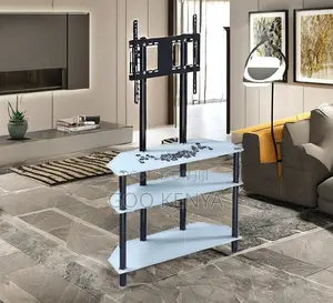Home Tv Stand; Modern Floor Stand Tv Cabinet With Mounting Bracket