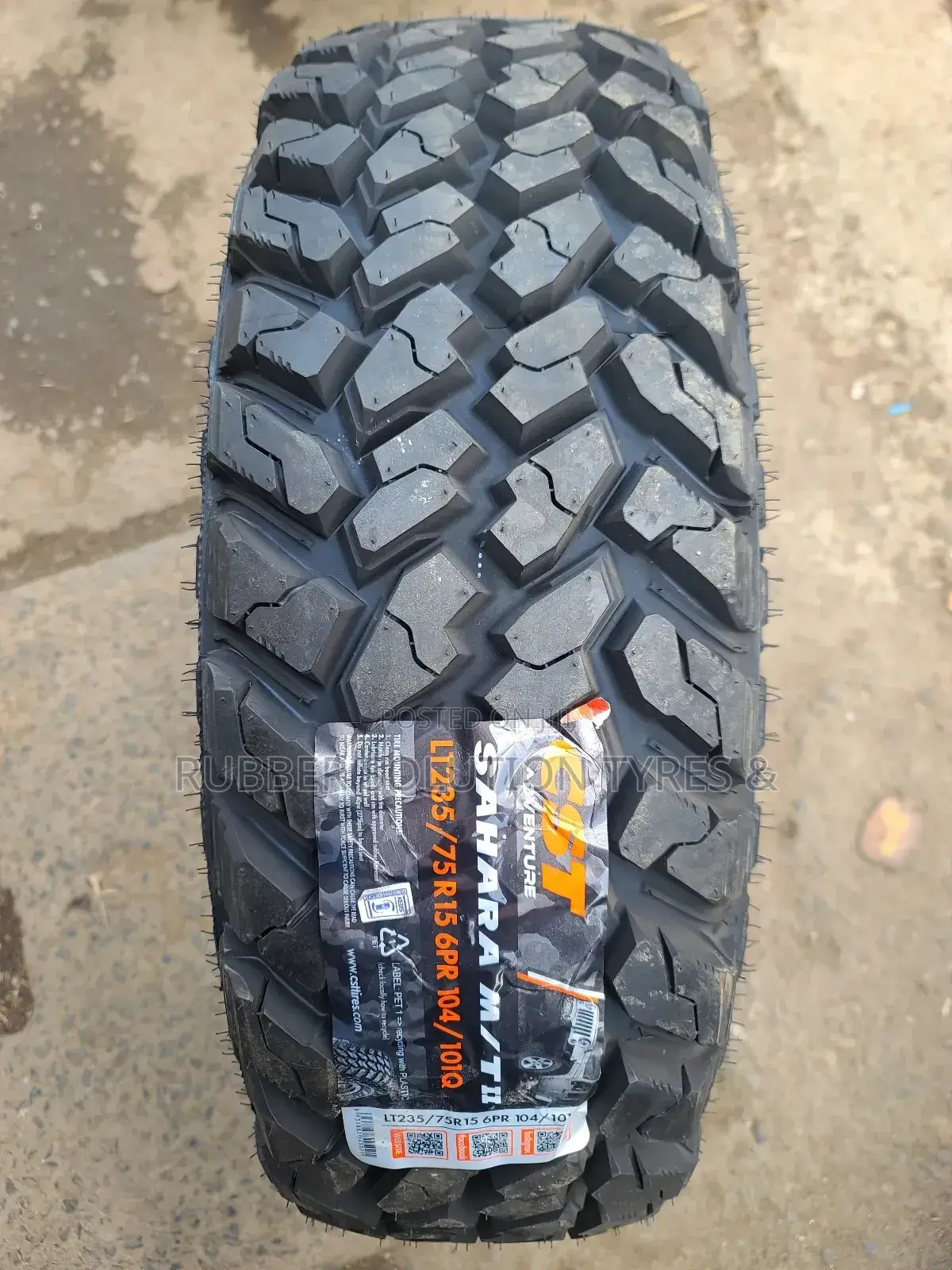 235 /75 R15 CST Tyres Sahara M/T I I Mud-Terrain