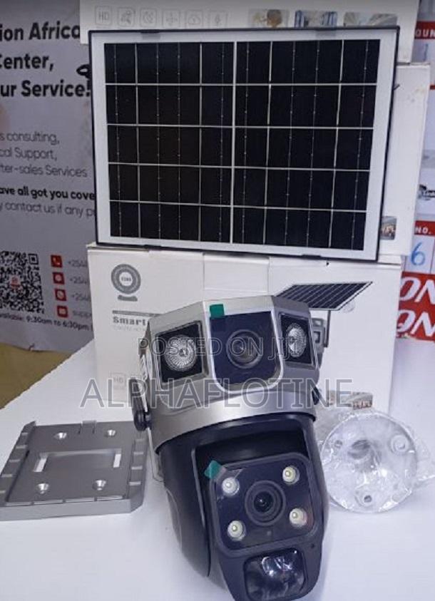 3 Screens 360 Degrees Rotating 4g Dual Lens Solar