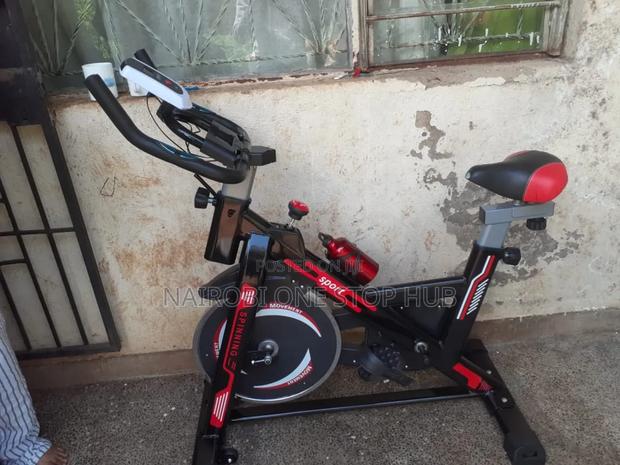 Heavy Duty Exercise Spin Bike - main view