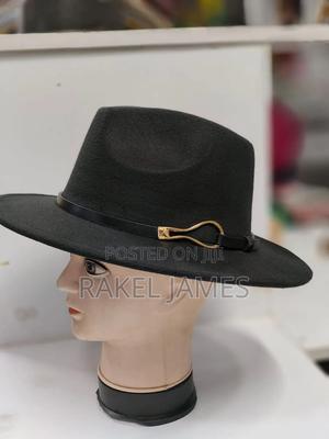 Men's Camel Fedora Hat. - thumbnail 2