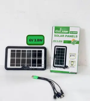 Cclamp Cl-638wp Phone Portable Solar Panel Charger.