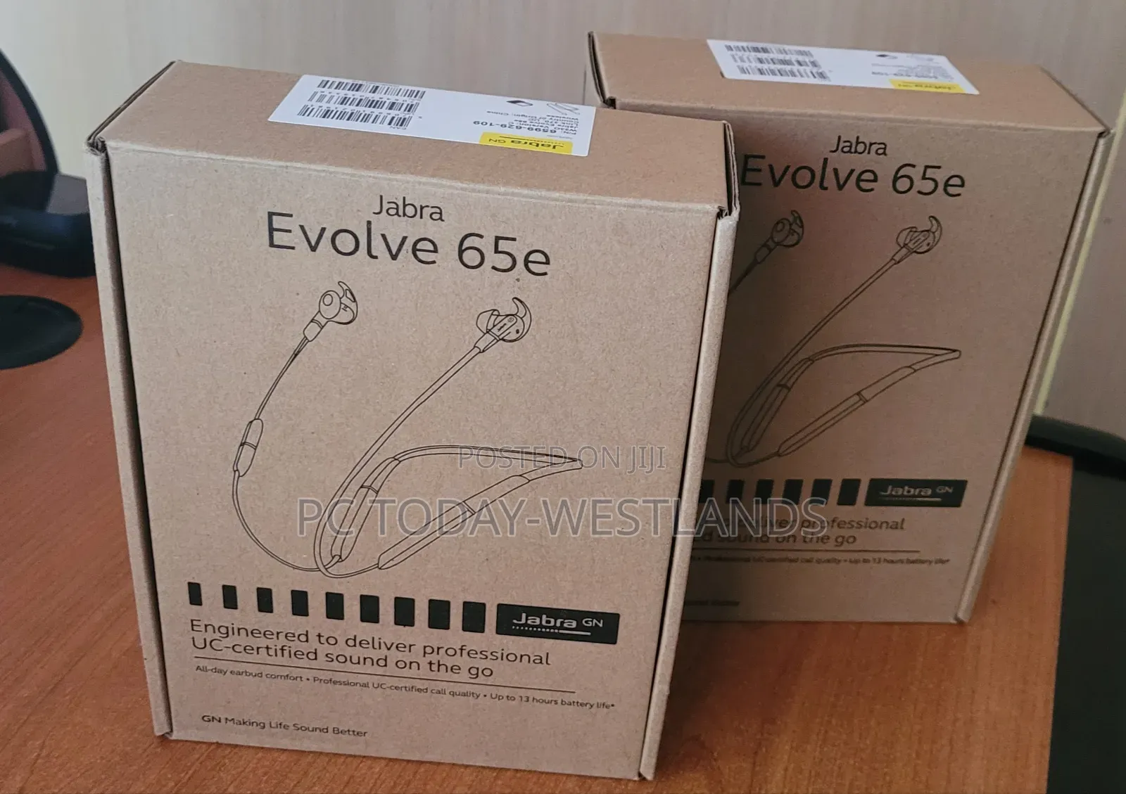 Jabra Evolve 65e Wireless Bluetooth Earbuds | 6599-623-109