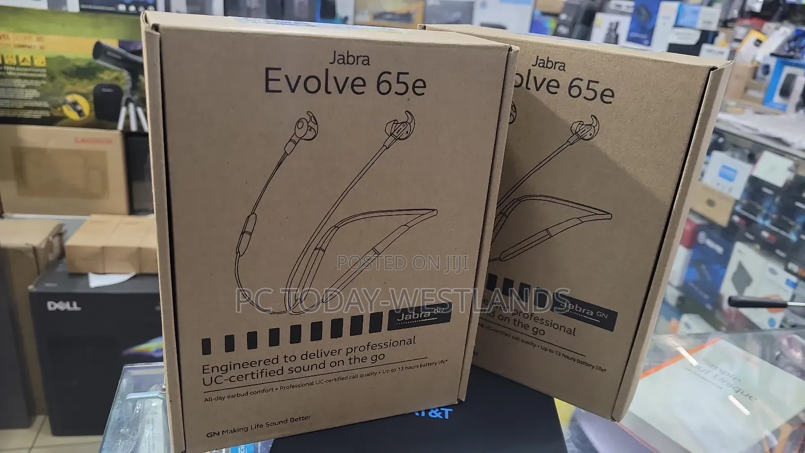 Jabra Evolve 65e Wireless Bluetooth Earbuds | 6599-623-109
