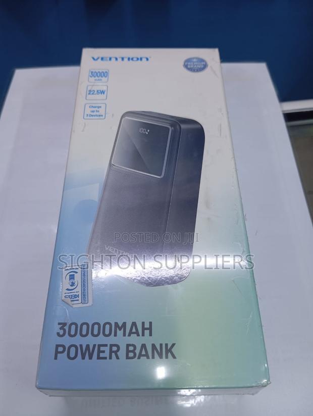 Vention 30000mah Power Bank 22.5w