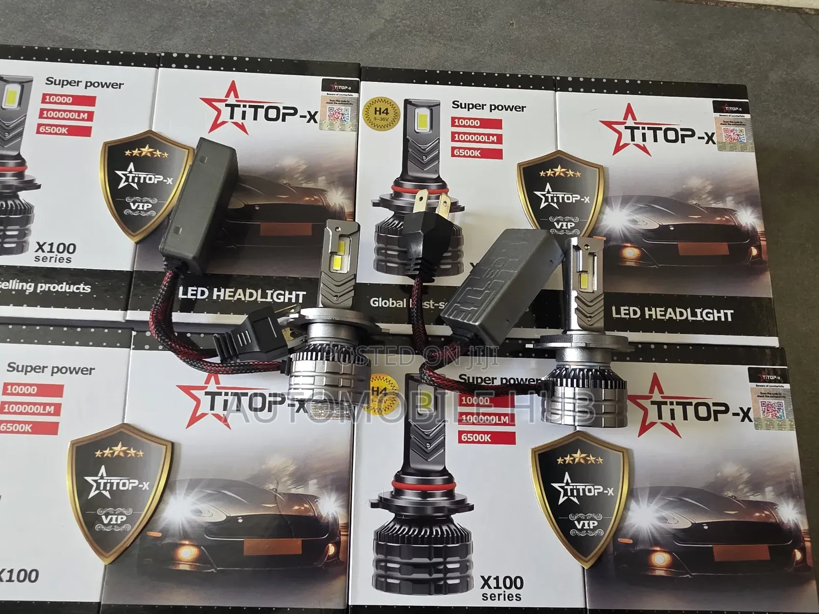 Titop Led Bulbs X100 | High-Performance Car Lighting | Automobile Hub