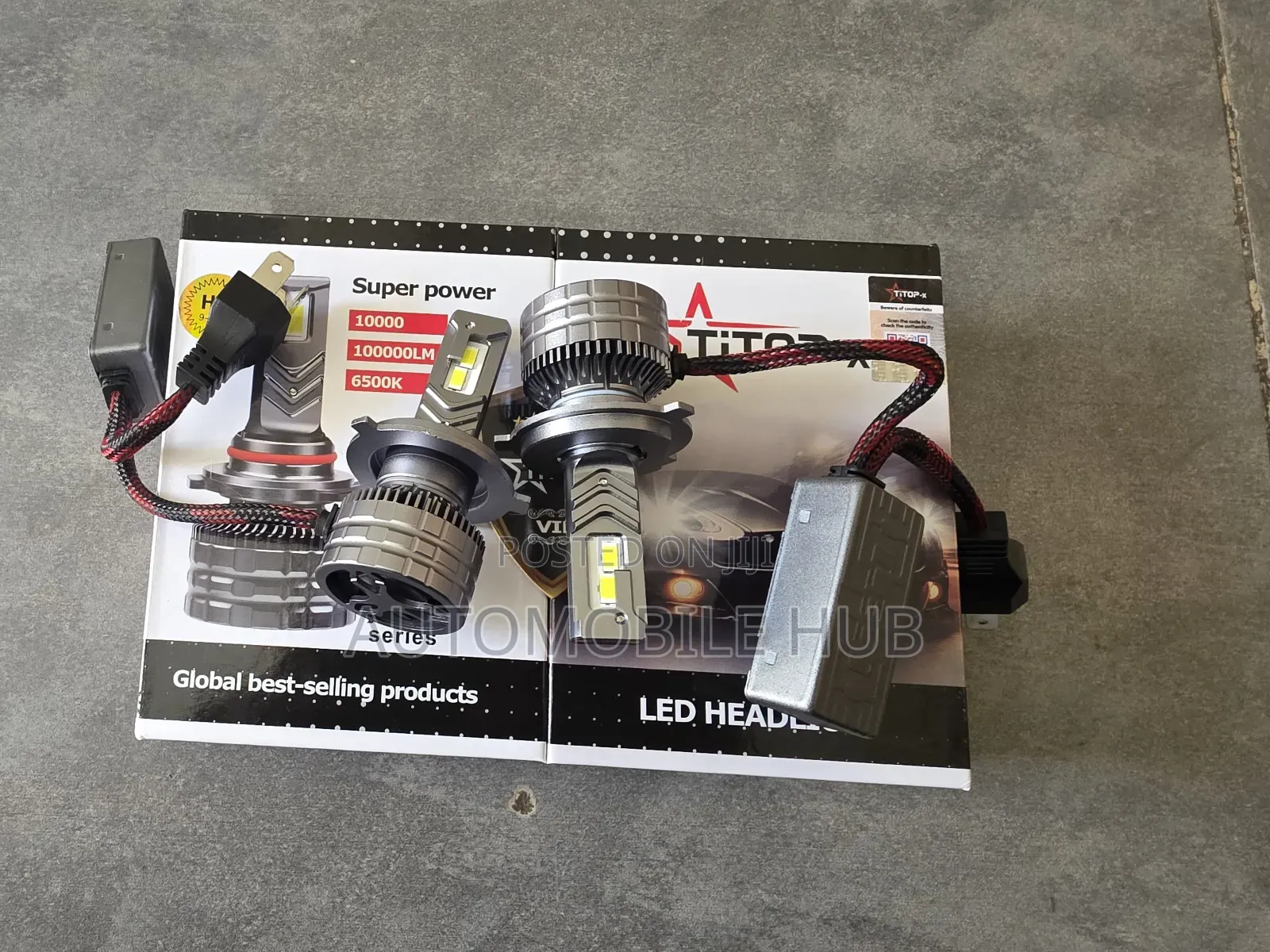 Titop Led Bulbs X100 | High-Performance Car Lighting | Automobile Hub