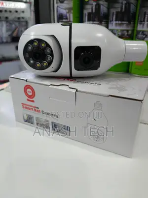 V380 Dual Lens Bulb PTZ Camera Wifi Enabled