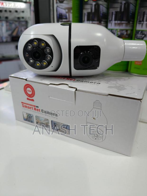 V380 Dual Lens Bulb PTZ Camera Wifi Enabled - main view