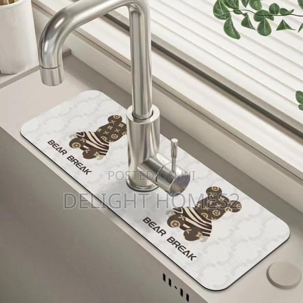 Sink Faucet Drain Pad Table Mat_cu