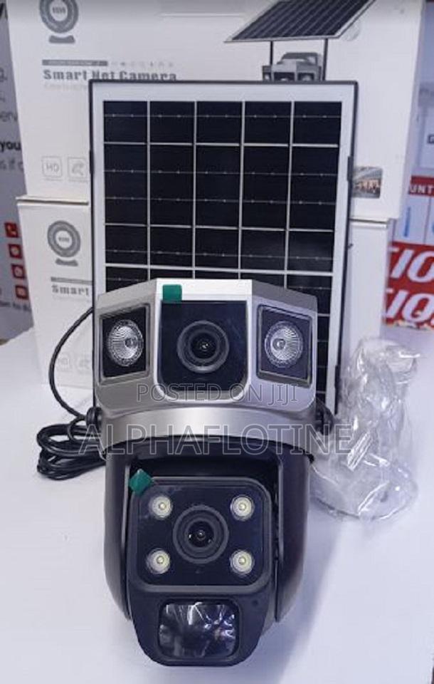 Wifi Dual Lens Solar Powered Camera - main view