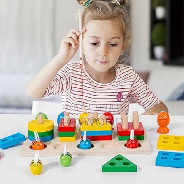 Bee Clipping Game" or Montessori" Style Wooden - thumbnail 3