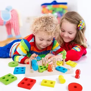 Bee Clipping Game" or Montessori" Style Wooden