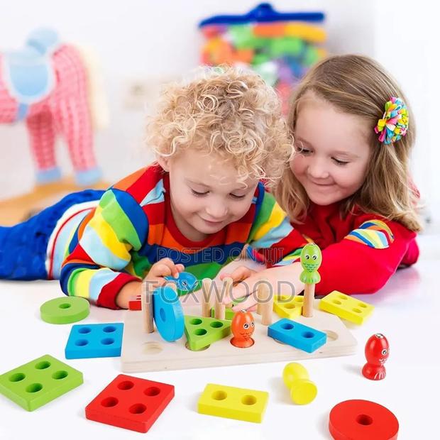 Bee Clipping Game" or Montessori" Style Wooden - thumbnail 5