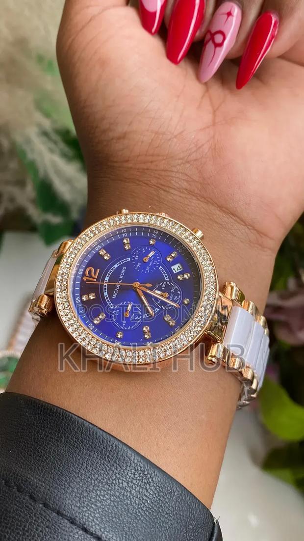 Michael Kors (Mk) Chronograph Ladies Watch Blue Face