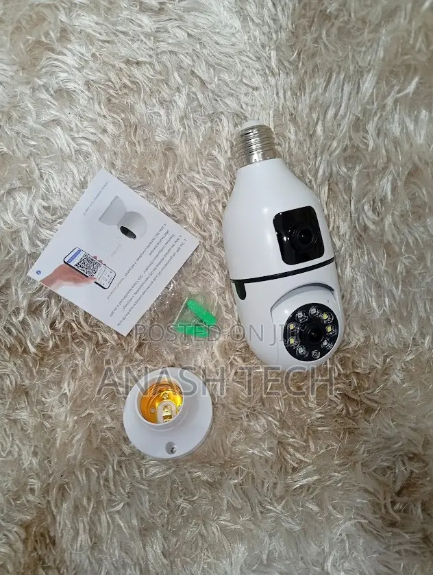 1080p Wifi PTZ Ip Camera Dual Lens Bulb PTZ Camera
