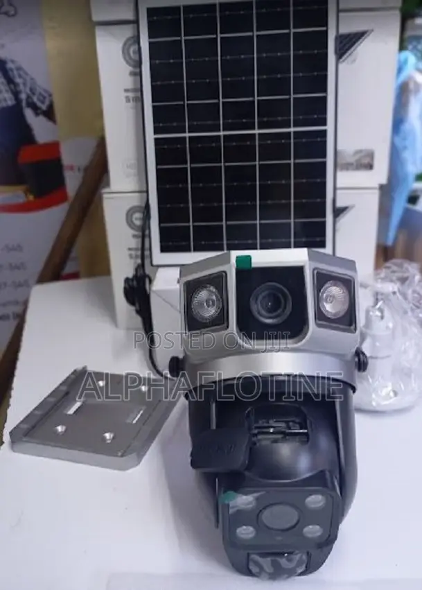Solar Camera Wifi Dual Lens PTZ 4mp