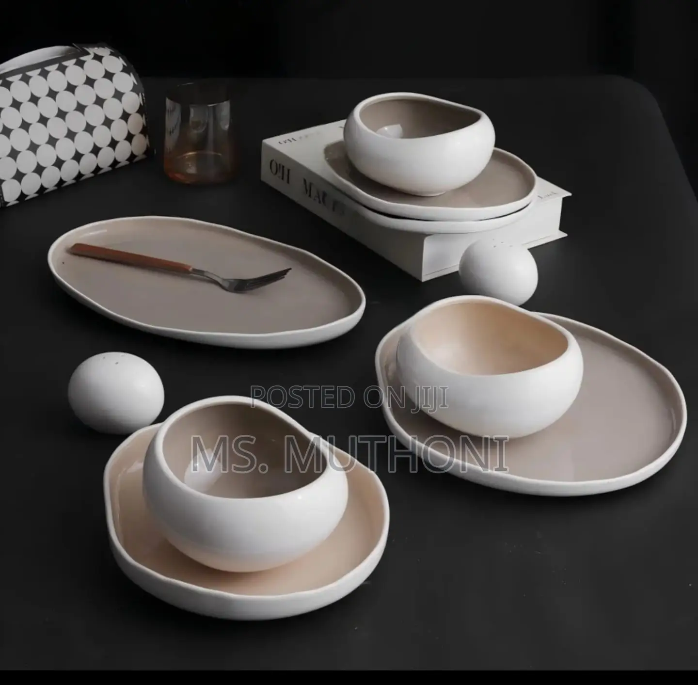 27pcs Karaca Earth Collection Cupid Dinnerware Set.
