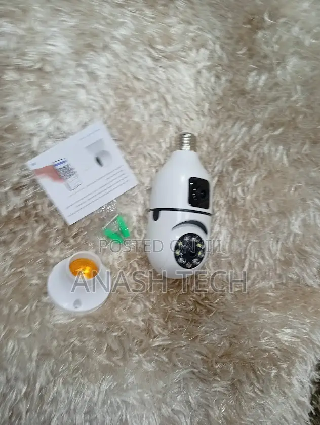 Smart Net 2 Eye Bulb PTZ Camera V380 Wifi Smart Wireless CCTV Camera